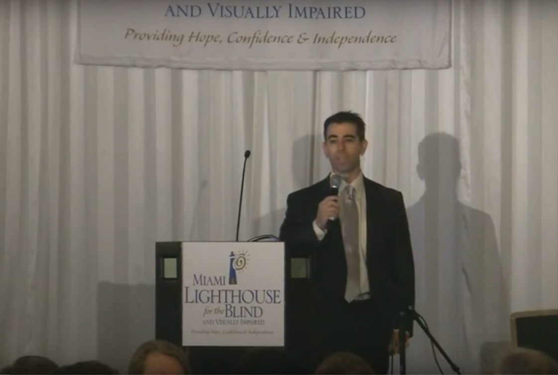Pete Gustin Speaks for Miami Lighthouse